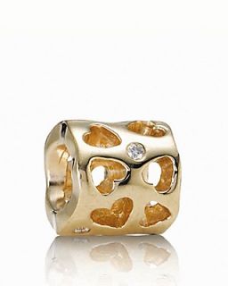 PANDORA Charm   14K Gold Katie's Diamond of Love, .03 ct. t.w.'s