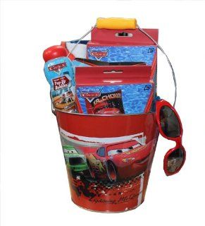 Disney Pixar Cars Ultimate Swim Toys Summer Fun Basket  Perfect for Birthdays, Get Well Soon, or Other Occassion Toys & Games