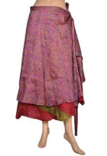Boho Gypsy Wrap Around Skirt Sarong Long Indian Dress Clothing