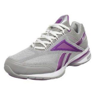 Women's Reebok Walking Sneakers "Easytone Reenew"   Grey/Purple/White (6, Grey/Purple/White) Walking Shoes Shoes