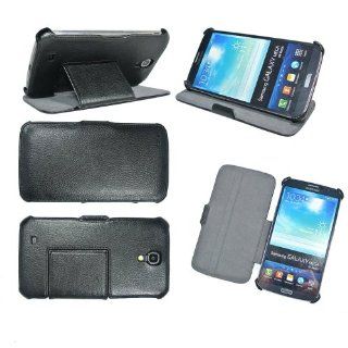 Ultra Slim Case for Samsung Galaxy Mega 6.3 i9200/i9205 with Stand up function   Flip Leather Folio Case / Cover for Galaxy Mega GT i9200/GT i9205 (PU Leather Luxury Accessories   Black)   3 screen protectors included in package  Cell Phones & Access