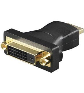 Adapter HDMI Stecker zu DVI D Buchse 24+1 FULL HD Elektronik