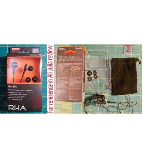 RHA MA350 Aluminium Noise Isolating In Ear Headphone   3 year warranty Electronics