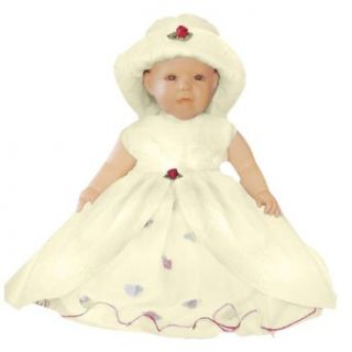 Sommer Taufkleid sommerliches Kleid Taufkleider Baby Babies fr Taufe Hochzeit Feste, Gre 80 86 Y17 Bekleidung