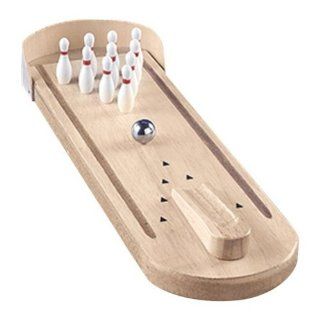 Wooden Mini Bowling Game Sports & Outdoors