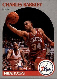 1990 NBA Hoops   Charles Barkley   Sixers   Card 225 Sports & Outdoors