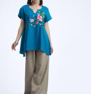 100% Handgemachte Leinen Baumwolle Bluse Oberhemden   Orientalische Chinesische Stickerei Kunst # 106   FREIE FRACHT Spielzeug