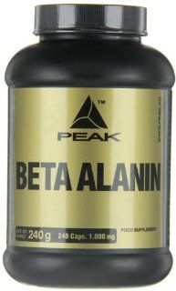 Peak Beta Alanin, 240 Kapseln, 1 er Pack (1 x 240 g) Lebensmittel & Getrnke