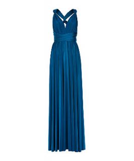 Teal 15 in 1 Maxi Prom Dress