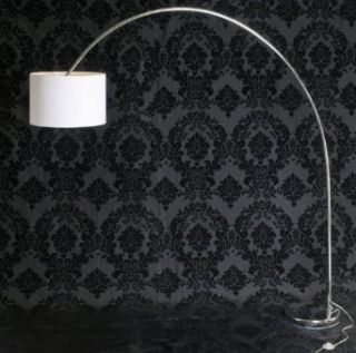 Designer Stehlampe BOGENLEUCHTE ROMA wei Bogenlampe Beleuchtung