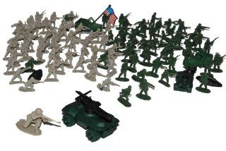 106 tlg Set Militr Figuren   Fahrzeuge Berge und Fahnen Militrfahrzeuge Infantrie Figur Soldaten Spielzeug