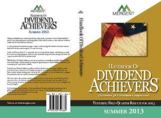Mergent's Handbook of Dividend Achievers, Winter 2012 2013 Mergent Fremdsprachige Bücher