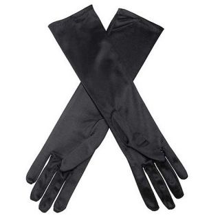 Debut Long black evening gloves  