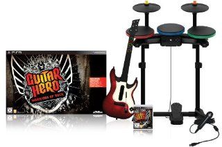 Guitar Hero Warriors of Rock inkl. Schlagzeug, Gitarre, Mikrofon Playstation 3 Games