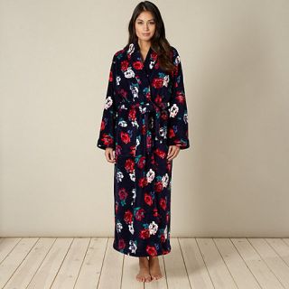 Lounge & Sleep Navy floral dressing gown