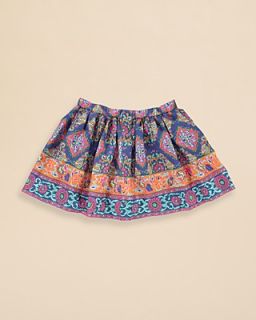 Ralph Lauren Childrenswear Girls' Paisely Pull On Skirt   Sizes 7 16's