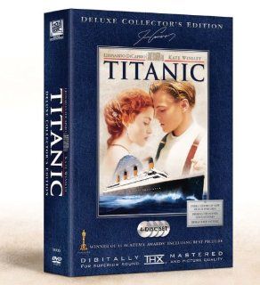 Titanic Deluxe Collector's Editon, 4 DVDs Deluxe Collector's Edition Leonardo DiCaprio, Billy Zane, Kate Winslet, Kathy Bates, Bernard Hill, James Cameron DVD & Blu ray