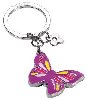 Troika Schlsselanhnger little Butterfly Schmetterling mit Blumenanhnger Bürobedarf & Schreibwaren
