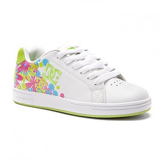 DC Shoes Pixie Flower  Girls'   White/Soft Lime
