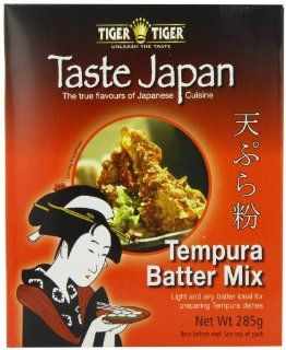 Tiger Tiger Tempura Batter Mix, Backteigmischung aus Weizenmehl, Tapiokastrke und Reisemehl, 285 g, 5er Pack (5 x 285 g) Lebensmittel & Getrnke