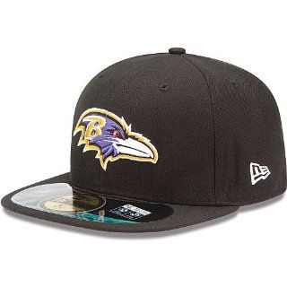 NewEra NFL Baltimore Ravens On Field Team 59fifty Cap   New Era 7 5/8 Sport & Freizeit