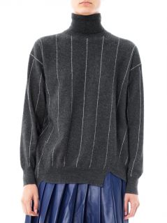 Pinstripe wool roll neck sweater  Stella McCartney  MATCHESF