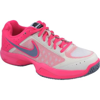 NIKE Womens Air Cage Court Tennis Shoes   Size 6, Ivory/pink
