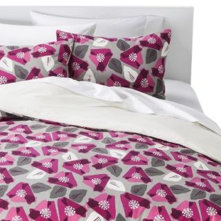 Room Essentials Triangle Floral Duvet Cover Cover Set   Full/Queen
