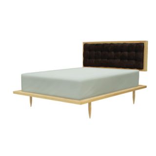 Tronk Design Turner Queen Panel Bed TUR_BED Finish Maple, Color Black