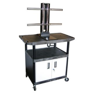Luxor Mobile Plasma / LCD Stand AV Cart with Cabinet LE40CWTUD