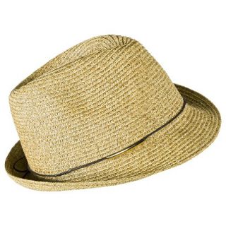 Mossimo Fedora Hat with Brown Tie   Light Brown
