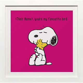 ART YOU GREW UP   Youre My Favourite Bird personalised art print, framed