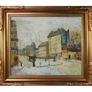 Tori Home Boulevard de Clichy Van Gogh Framed Original Painting