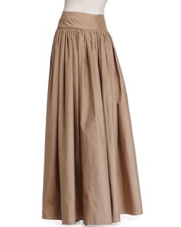 Michael Kors Collection Banded Waist Hostess Skirt, Fawn