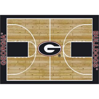 College Court Georgia Bulldogs Rug by My Team by Milliken