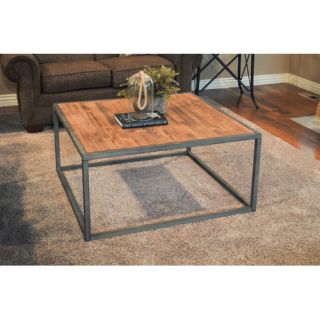 RTA Home And Office Haven Industrial Square Coffee Table