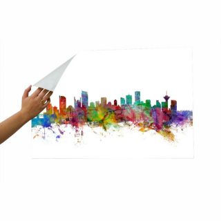 Vancouver Canada Skyline Wall Mural by Americanflat