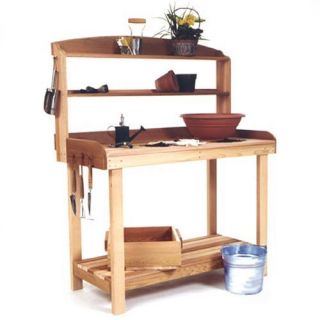 All Things Cedar Sycamore Potting Bench   Western Red Cedar   Potting Benches