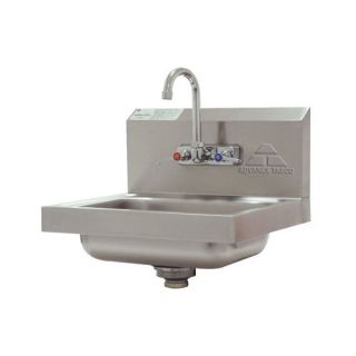 17.25 x 15.25 Single Hand Sink with Faucet