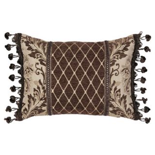 Jennifer Taylor Broderick Synthetic Pillow with Braid and Fringe