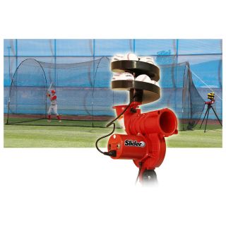 Heater Sports 20 ft. Slider Pitching Machine & PowerAlley Batting Cage Package   Batting Cages