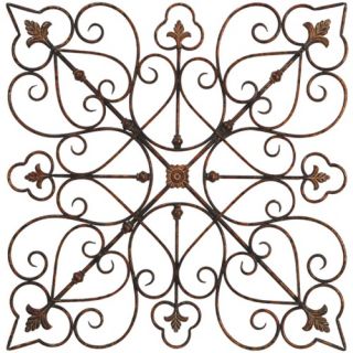Stamped Leaf Iron Outdoor Wall Art