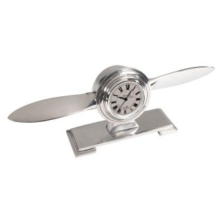 Authentic Models Propeller Desk Clock   Military Airplanes