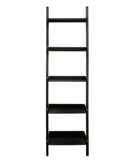 Five Tiered Leaning Bookcase   Bookcases