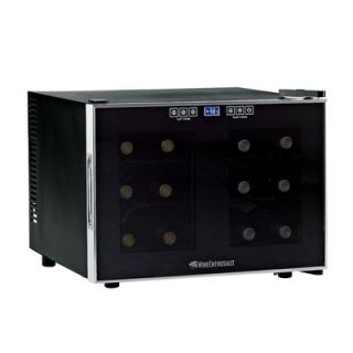 Wine Enthusiast Companies Silent 12 Bottle Dual Zone Thermoelectric