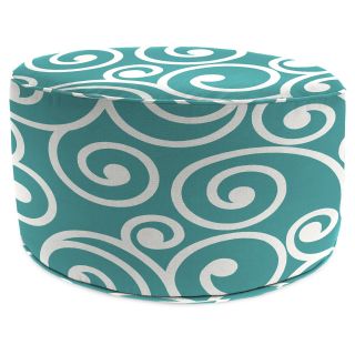 Jordan Manufacturing 24 in. Round Pouf/Ottoman   Outdoor Cushions