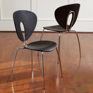 Christopher Knight Home Anderson Brown Modern Chairs (Set of 2