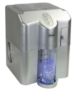 Haier HPIMD25S Portable/Countertop Ice Maker Dispenser   Silver