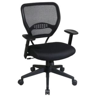 Office Star SPACE Deluxe Mid Back Task Chair with Arms