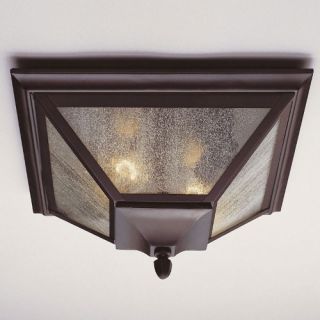 Feiss Homestead Outdoor Ceiling Light   7.75H in. Oil Rubbed Bronze   Outdoor Ceiling Lights